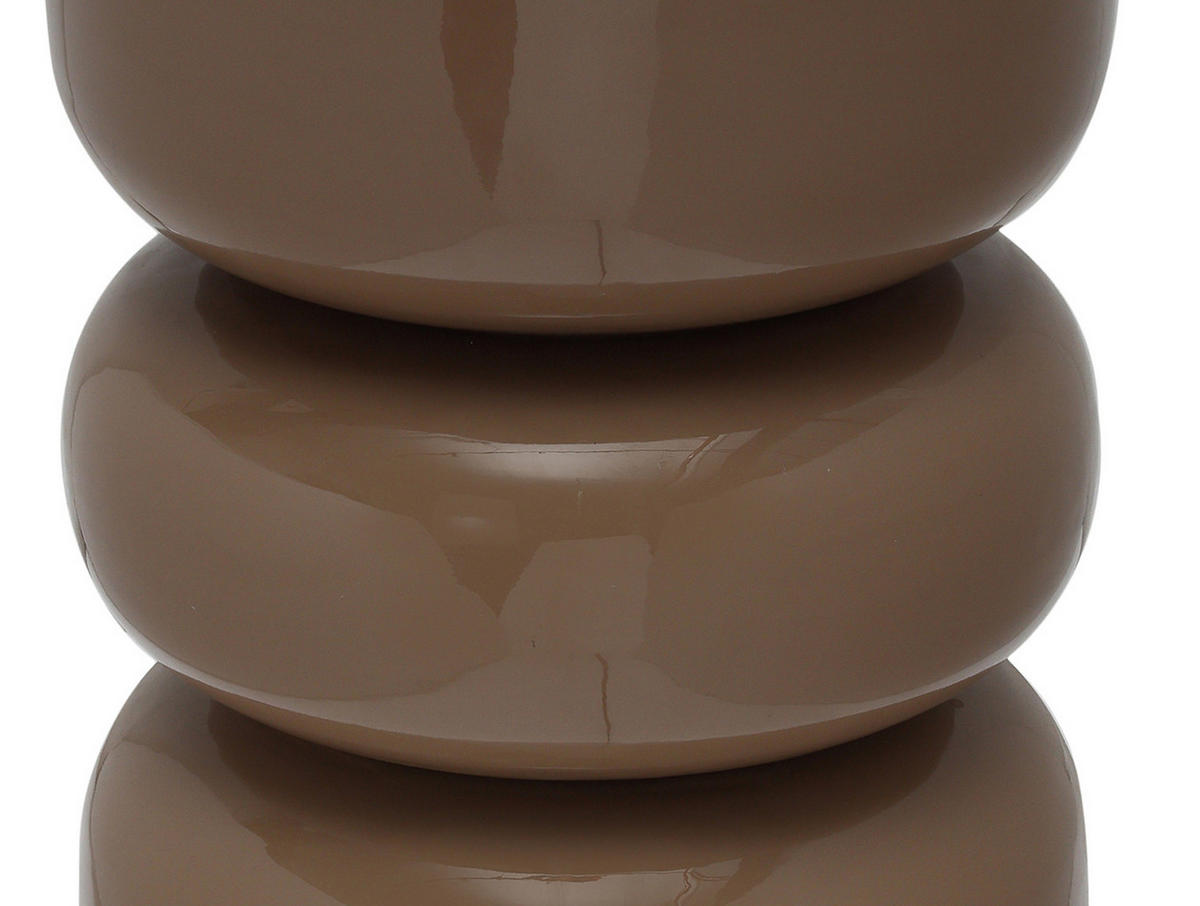 HOCKER Rey Braun Ø36/48 cm - Braun, Metall (36/48/36cm) - Leitmotiv