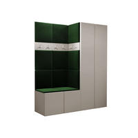 MOBILIER PENTRU HOL Orion III - cașmir/verde, material plastic/compozit lemnos (158/186/46cm) - MIRJAN24