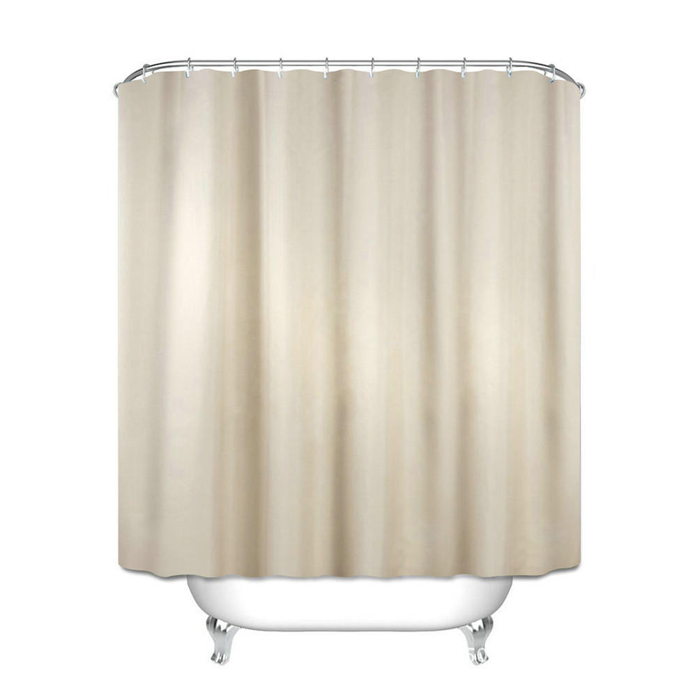 DUSCHVORHANG – Breite 180 x Höhe 180 cm – Beige – Inklusive Haken - Beige, Textil (180/180cm)