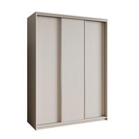 SCHWEBETÜRENSCHRANK NISSE 150/205/60 cm 3-türig Kaschmir - Kaschmir, Holzwerkstoff (150/205/60cm) - MASSENO