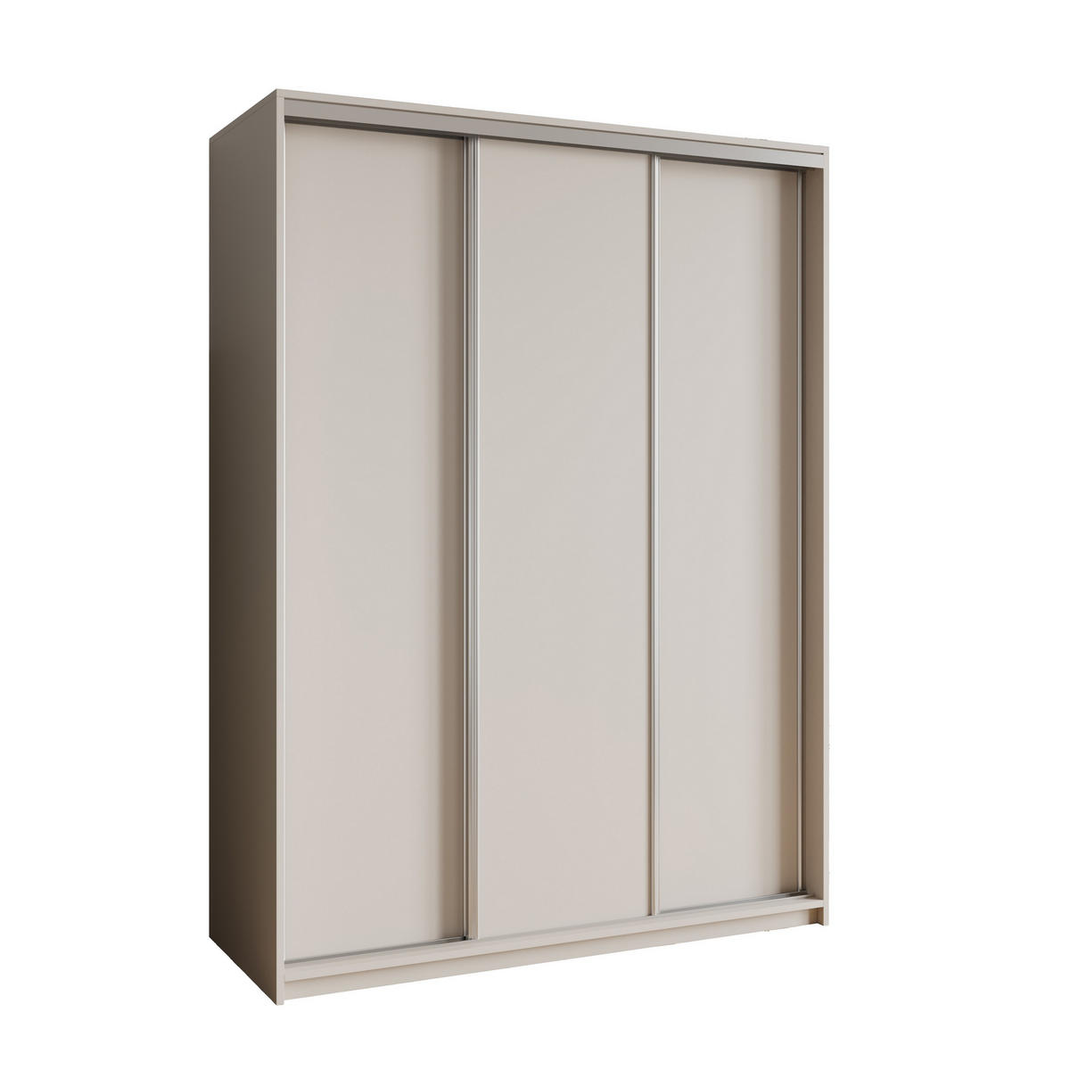 SCHWEBETÜRENSCHRANK NISSE 150/205/60 cm 3-türig Kaschmir - Kaschmir, Holzwerkstoff (150/205/60cm) - MASSENO