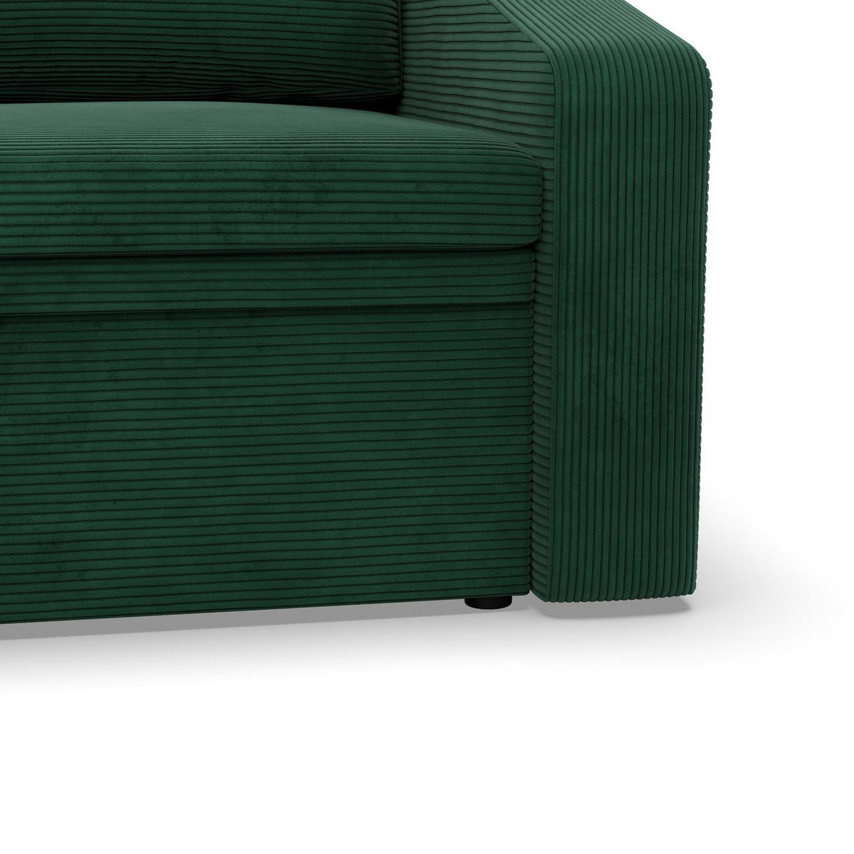 LOUNGESESSEL ORBIT, 90 CM, Cord - Dunkelgrün - Grün, Textil (118/80/87cm)