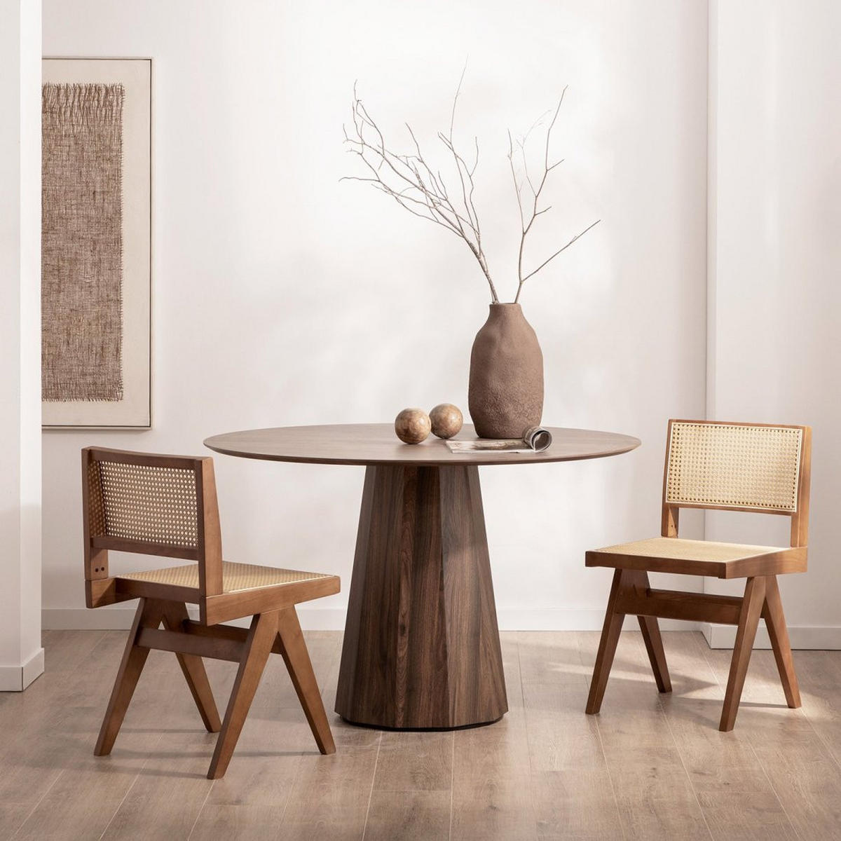 ESSTISCH Olivier Walnuss 120 cm x 76 cm - Walnussfarben, Holzwerkstoff (120/120/76cm)