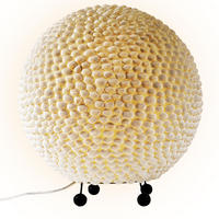 TISCHLEUCHTE BALI Metall Weiß - Weiß, Metall (25/25/27cm) - Globo Lighting