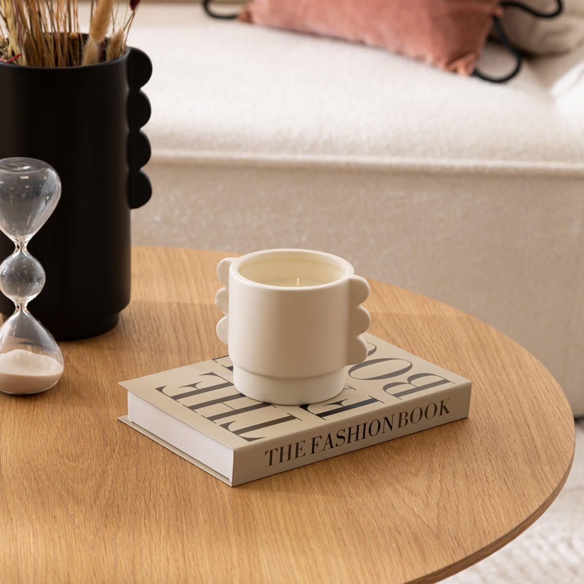 DUFTKERZE Keramik Bliss 370 g - Weiß, Keramik (10.2/13cm) - Atmosphera Createur d´interieur