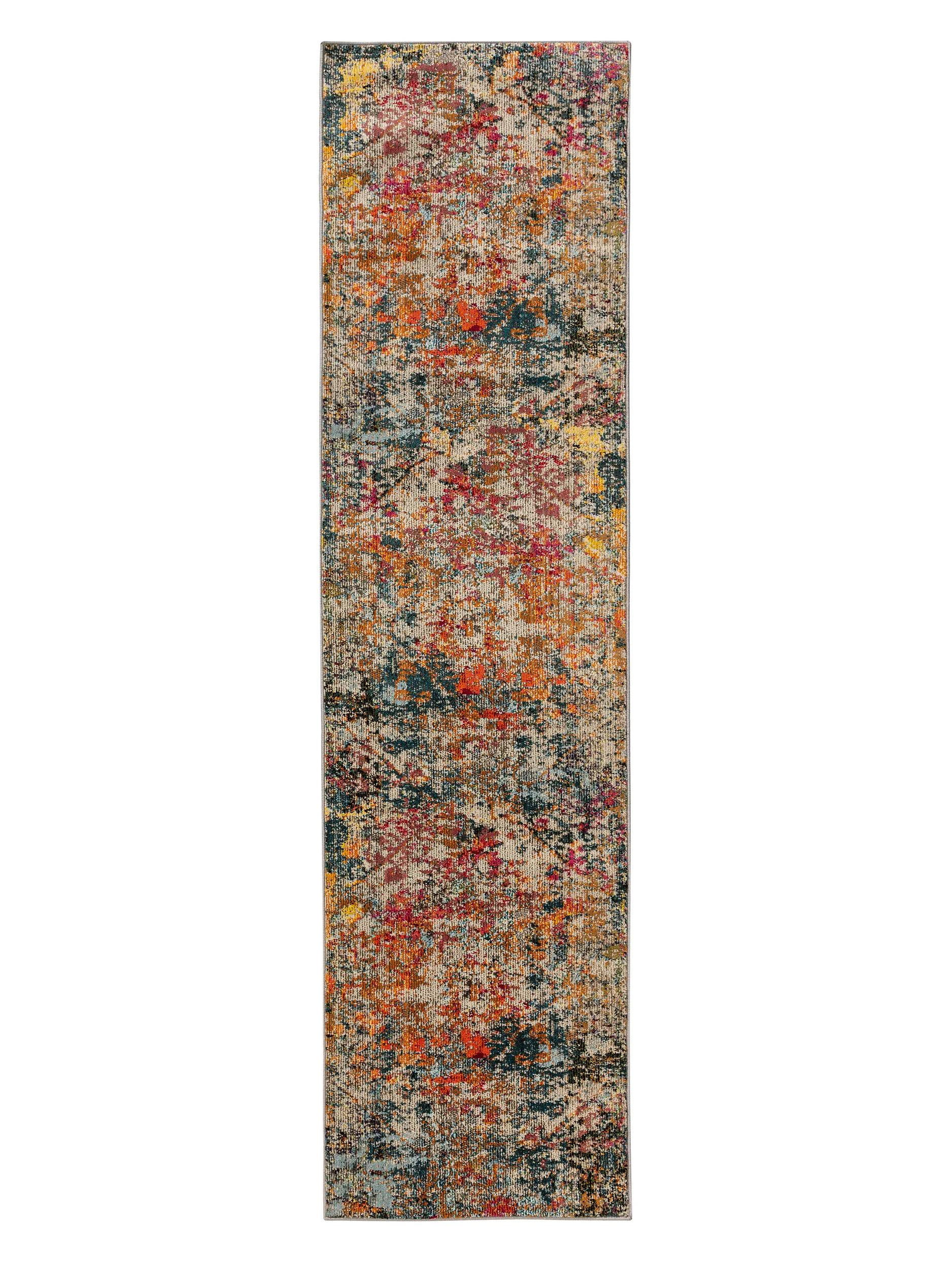 LÄUFER Casa Multicolor 80/300 cm - Multicolor, Naturmaterialien/Textil (80/300cm) - benuta