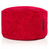 SITZSACK-HOCKER Pouf "Cord" 45x25cm - Rot, Textil (45/25/45cm) - Green Bean
