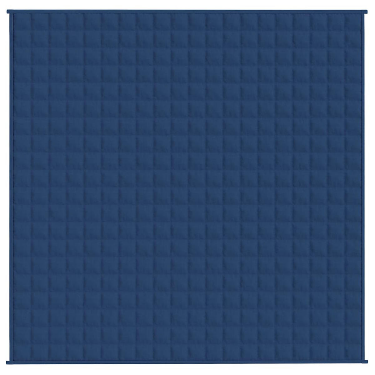 GEWICHTSDECKE Blau 200/200 Cm 9 Kg Stoff - Blau, Textil (200/200cm) - vidaXL