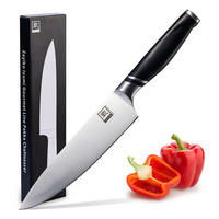 CHEFMESSER 20 cm - Schwarz, Metall (34cm) - Zayiko