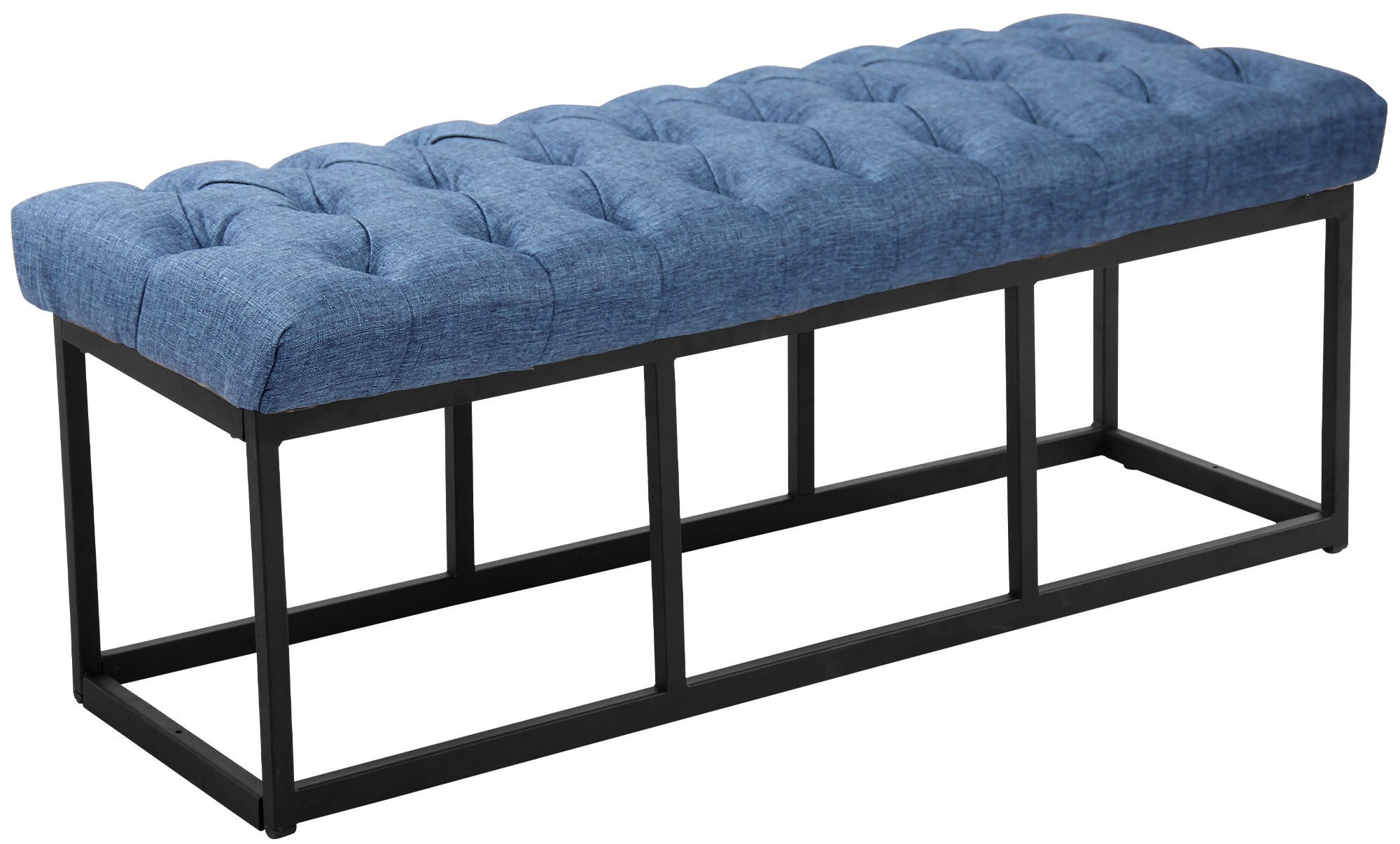 SITZBANK Mexico Stoff Blau - Blau, Textil (120/46/38cm) - DELUKE