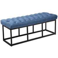 SITZBANK Mexico Stoff Blau - Blau, Textil (120/46/38cm) - DELUKE