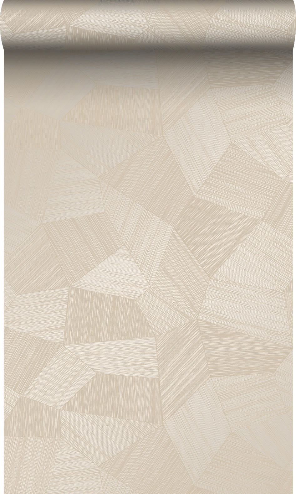 TAPETE 3D-Muster 53 cm x 10.05 m - Beige, Papier (53/1000cm) - Origin Wallcoverings