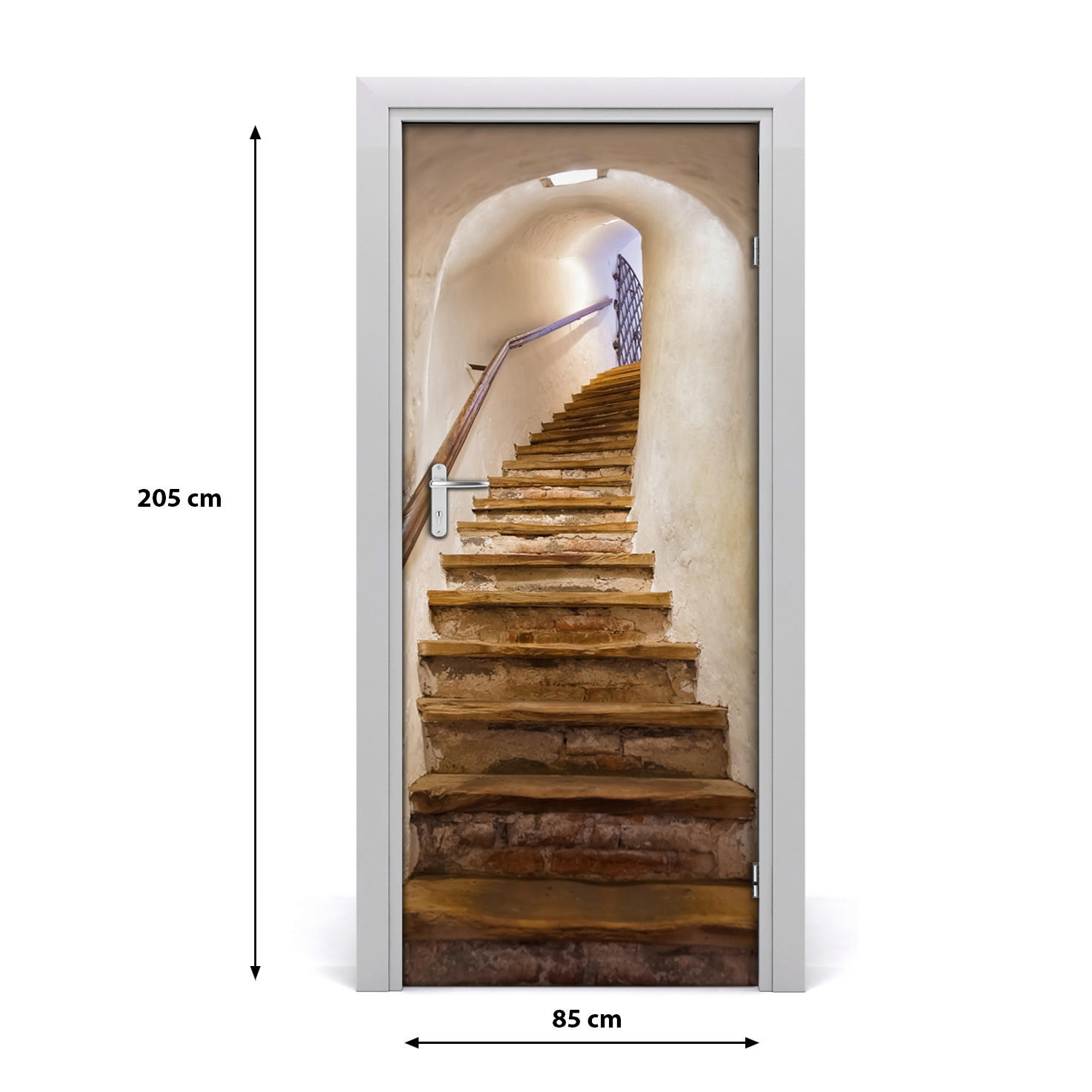 TÜRAUFKLEBER 85x205 cm Dekorativ für Türen - Honig, Kunststoff (85/205/0.01cm) - TULUP