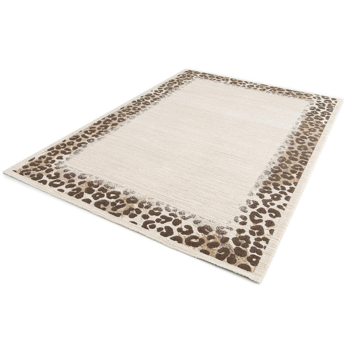 TEPPICH, Weicher mit Leoparden-Design beige - Beige, Textil (120/170cm) - AFK Living