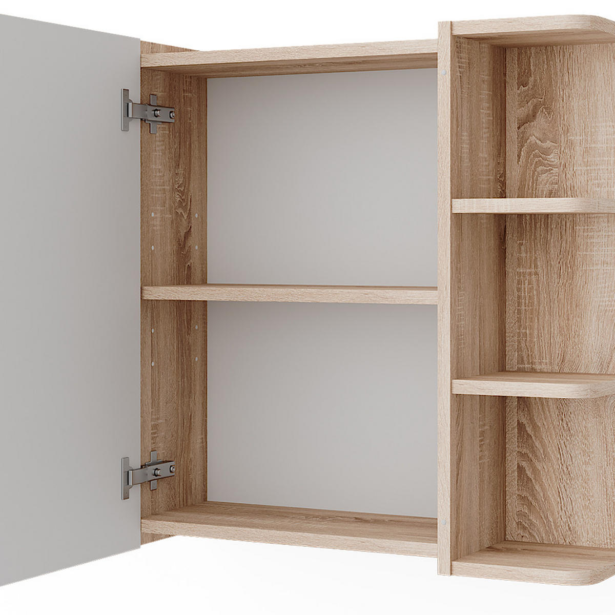 KOUPELNOVÁ ZRCADLOVÁ SKŘÍŇKA Fynn Sonoma - Sonoma dub, kompozitní dřevo (62/64/20.8cm) - Vicco