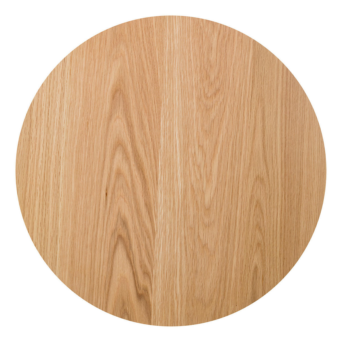 BEISTELLTISCH - Gummibaum teilmassiv - Eichefarben, Holzwerkstoff (50/50/50cm) - home24