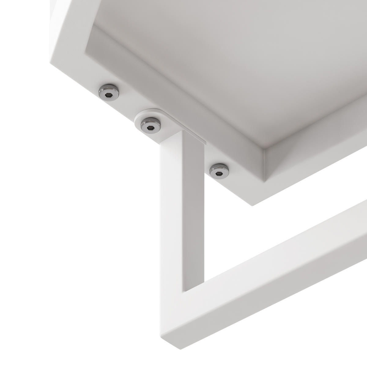 HÄNGESCHRANK 60x22.5x80 cm Weiß mit gewölbter Doppeltür Spiegel und 3 Ablagen - Weiß, Glas (60/80/22.5cm) - Modfu