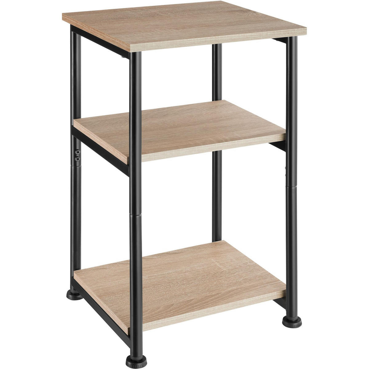 BEISTELLTISCH Memphis,34 x 30 x 59 cm,Industrial Holz hell, Eiche Sonoma - Naturfarben, Holzwerkstoff (30/34/59cm) - tectake
