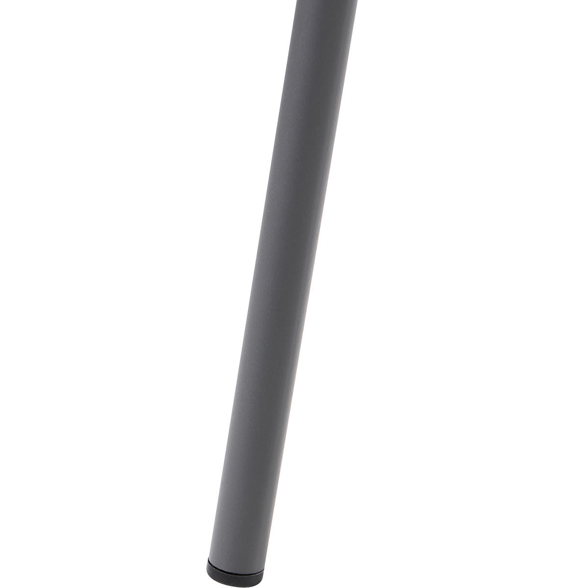 GARTENSTUHL 2er Set ohne Armlehnen Dunkelgrau Bolgheri - Dunkelgrau/Grau, Kunststoff (49/83/49cm) - Beliani