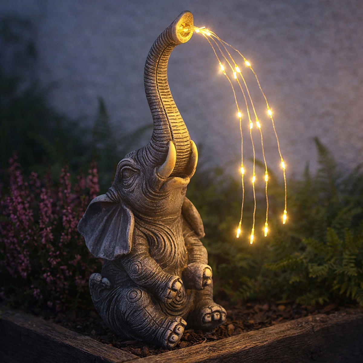 LED AUSSENLEUCHTE Grau Kunststoff 2er Set - Grau, Glas (19/13.5/27.5cm) - Globo Lighting