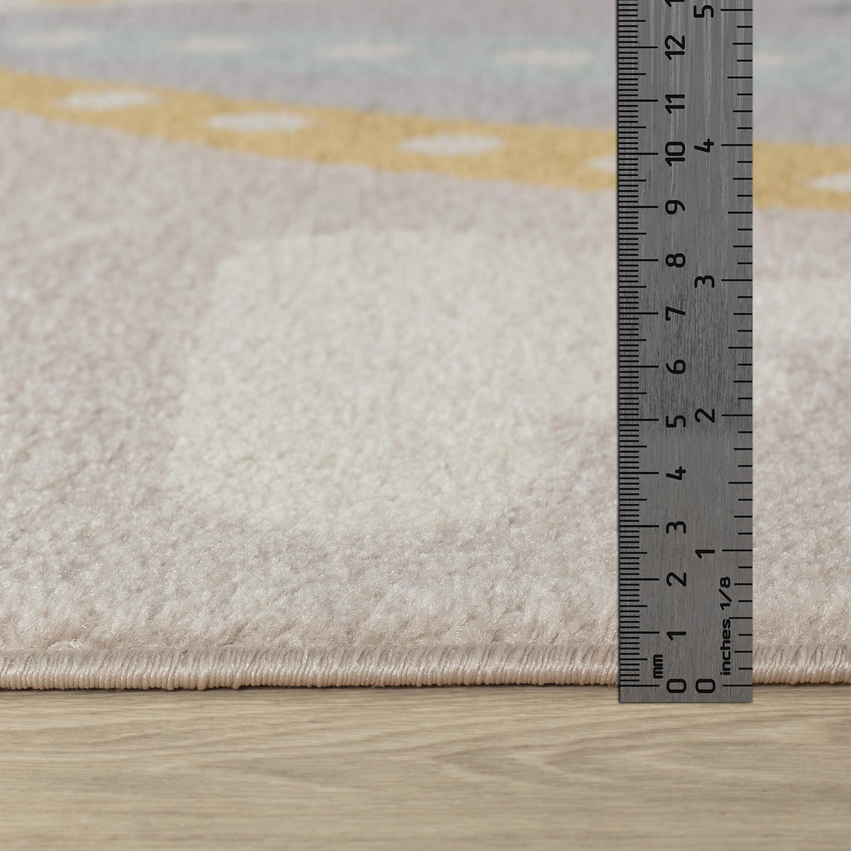 KINDERTEPPICH 80/150 cm Mehrfarbig - Multicolor/Grau, Naturmaterialien/Textil (80/150cm) - LIVABLISS