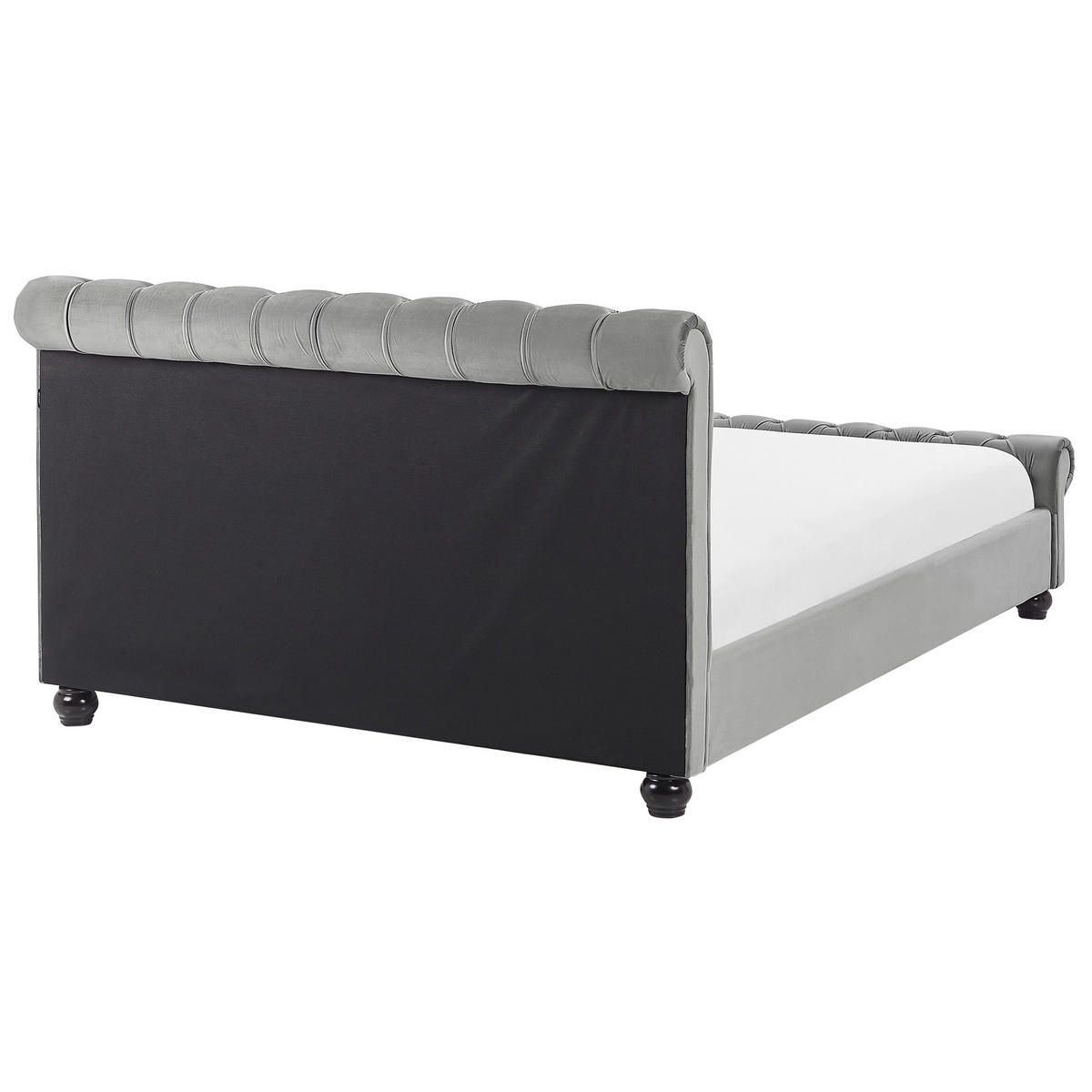 BETT 140/200cm Hellgrau Avallon - Hellgrau, Textil (140/200cm) - Beliani