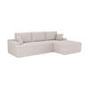 SOFA Coredo beige Cord - Beige, Textil (250/155cm) - Juskys