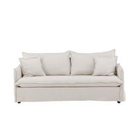 3-SITZER-SOFA beige - Beige, Textil (201/90/94cm) - ebuy24