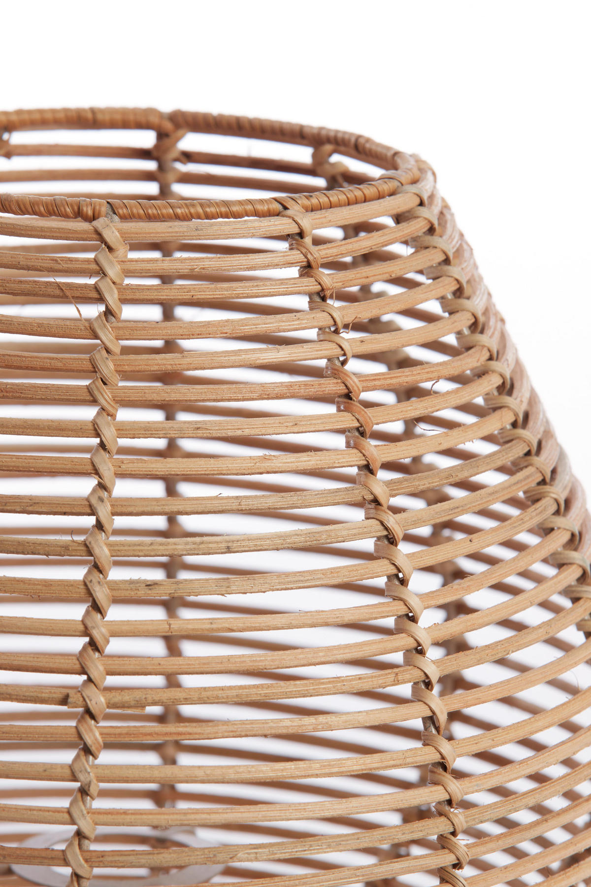 LAMPENSCHIRM Lettland Braun Ø29/25 cm - Braun, Holz (29/29/25cm) - Light & Living