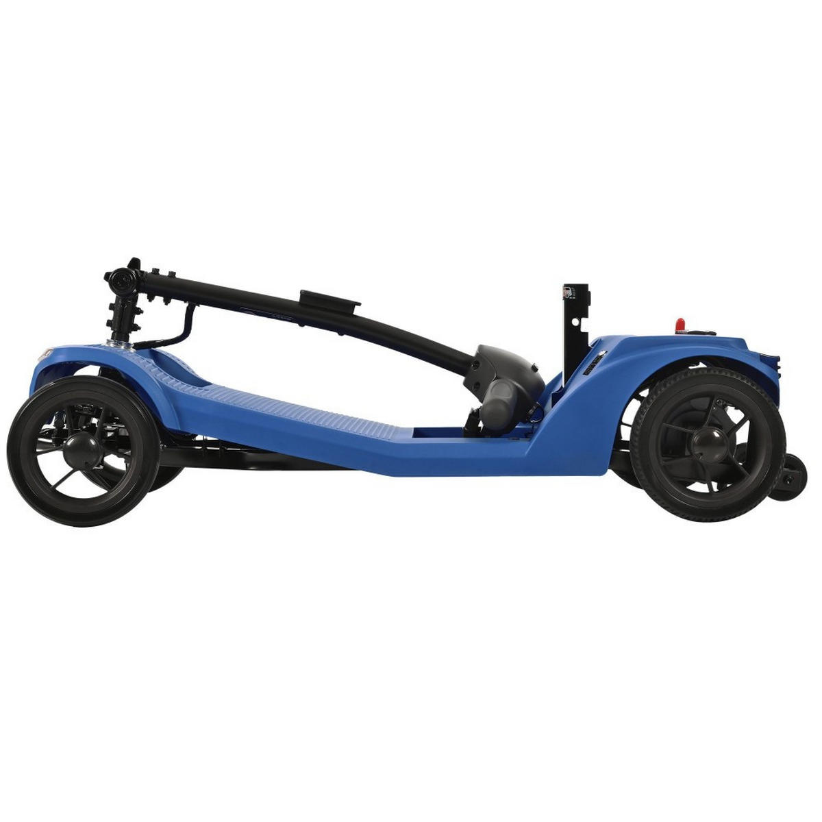 ELEKTROMOBIL faltbar Seniorenmobil,250 W,25 km,12Ah 4-Rad-Scooter,Blau - Blau, Metall (48.5/86/99cm) - LVHOM