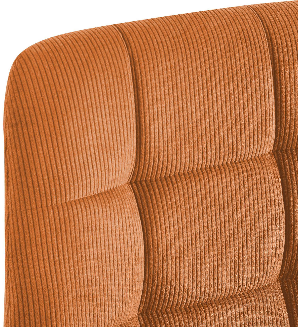 ESSZIMMERSTUHL 2er Set Fanor Cord Orange Wohnzimmerstuhl - Orange, Textil (45/84/55cm) - DELUKE