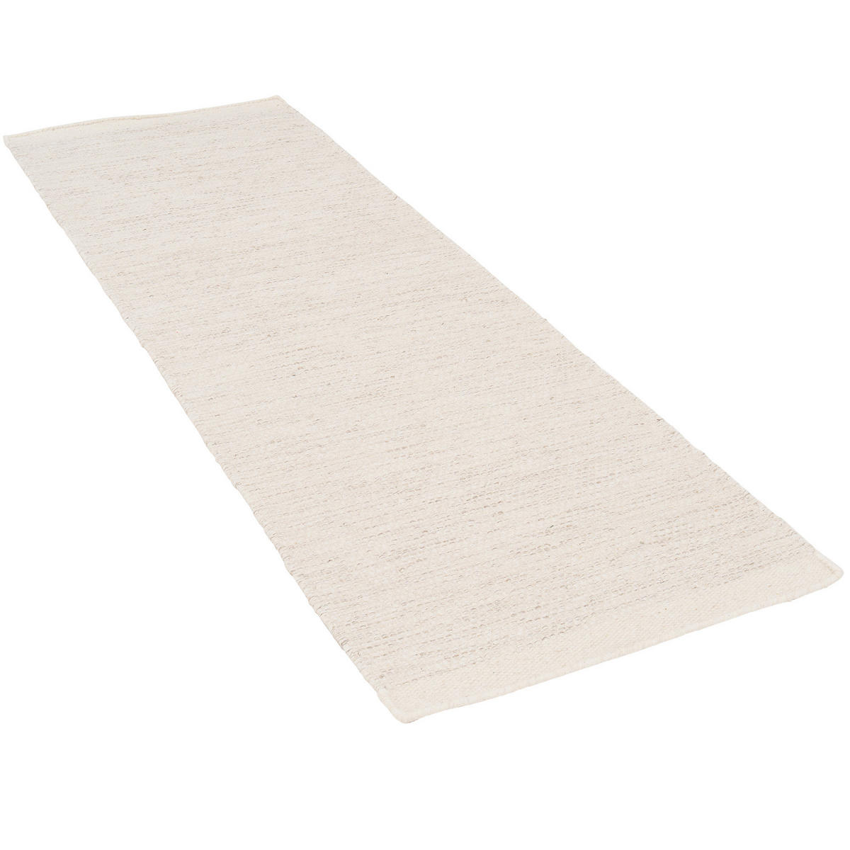 NATUR TEPPICH LÄUFER WOLLE KIRUNA - Beige, Naturmaterialen (90/160cm) - Pergamon