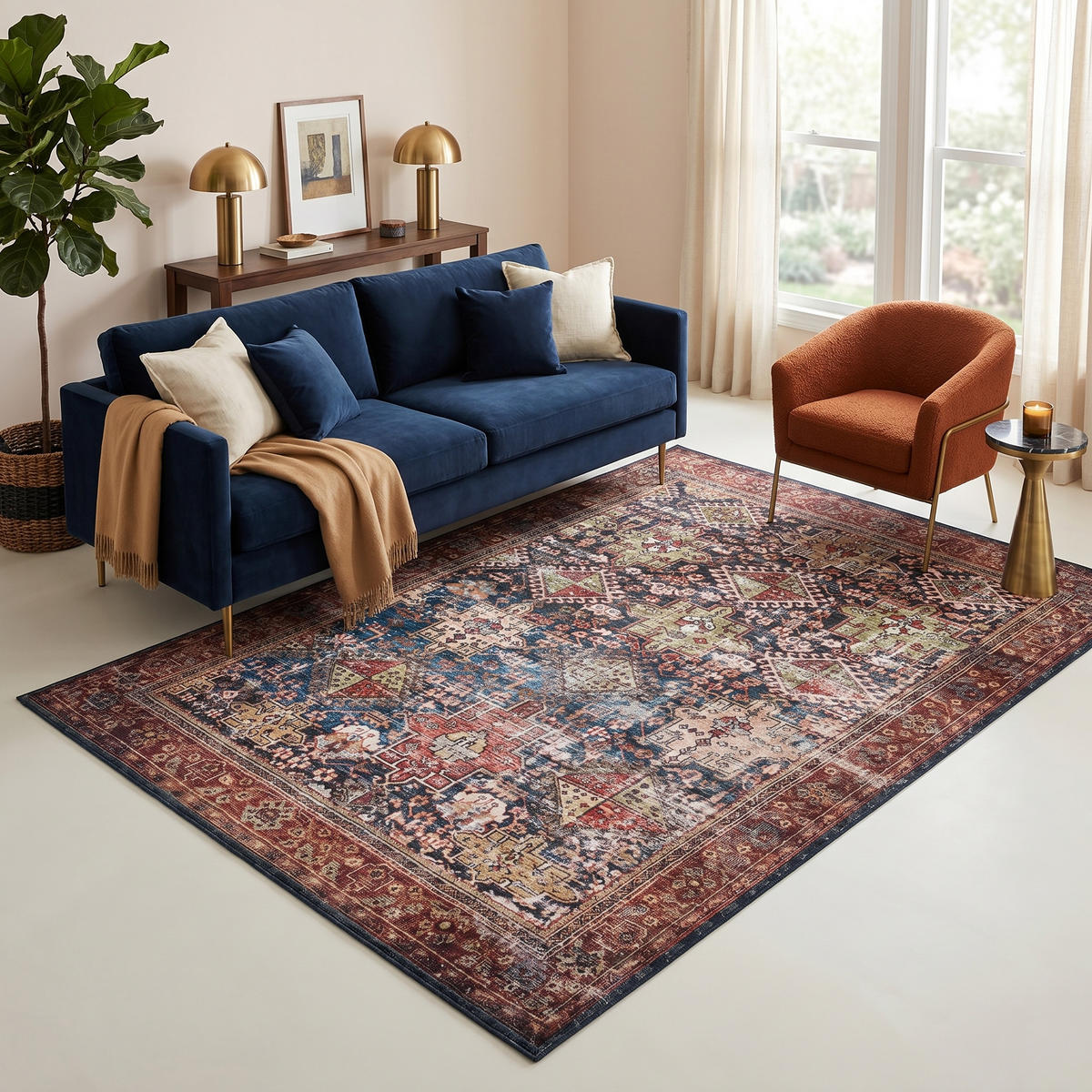 TEPPICH ISPAHAN Rot 200/300 cm - Rot, Textil (200/300cm) - Tapiso