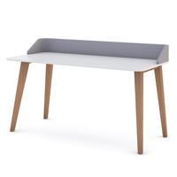SEKRETÄR Retaro Hellgrau - Hellgrau, Holz (60/120/74cm) - ASSMANN