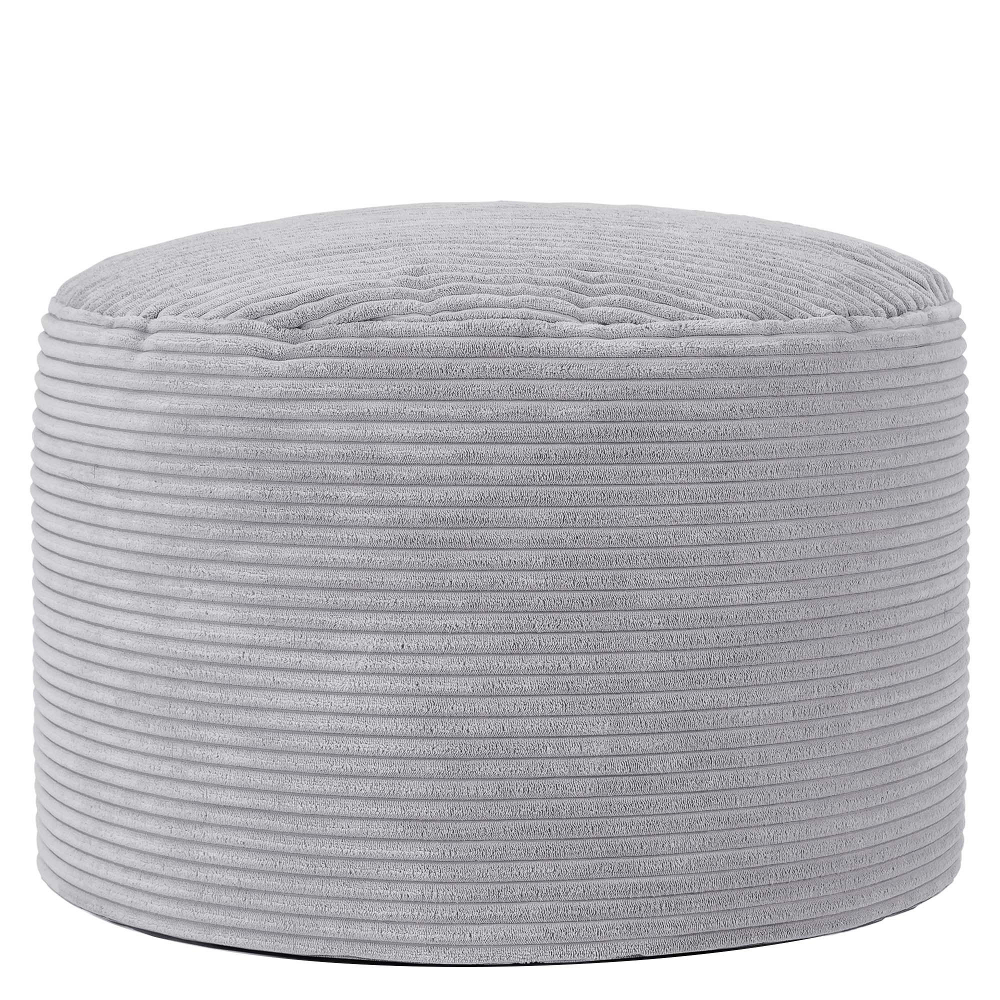 icon Sitzpouf Grau 55x35x55 cm