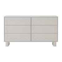 KOMMODE - 140 cm x 38 cm - Holz, Platte - Beige ANEZA - Beige, Holz (140/80/38cm) - Vente-Unique