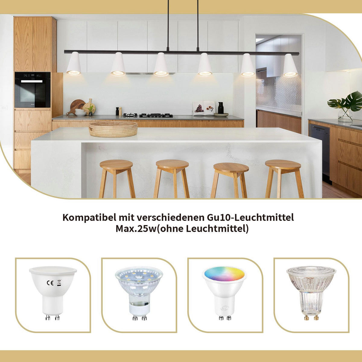 PENDELLEUCHTE Ethan 110/7/160 cm - Weiß, Metall (110/7/160cm) - ZMH