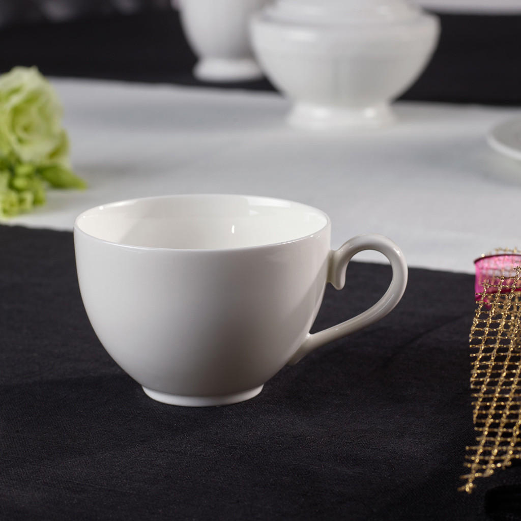 KAFFEETASSEN White Pearl weiß 120 ml 6er Set - Weiß, Keramik (0.12L) - Villeroy & Boch
