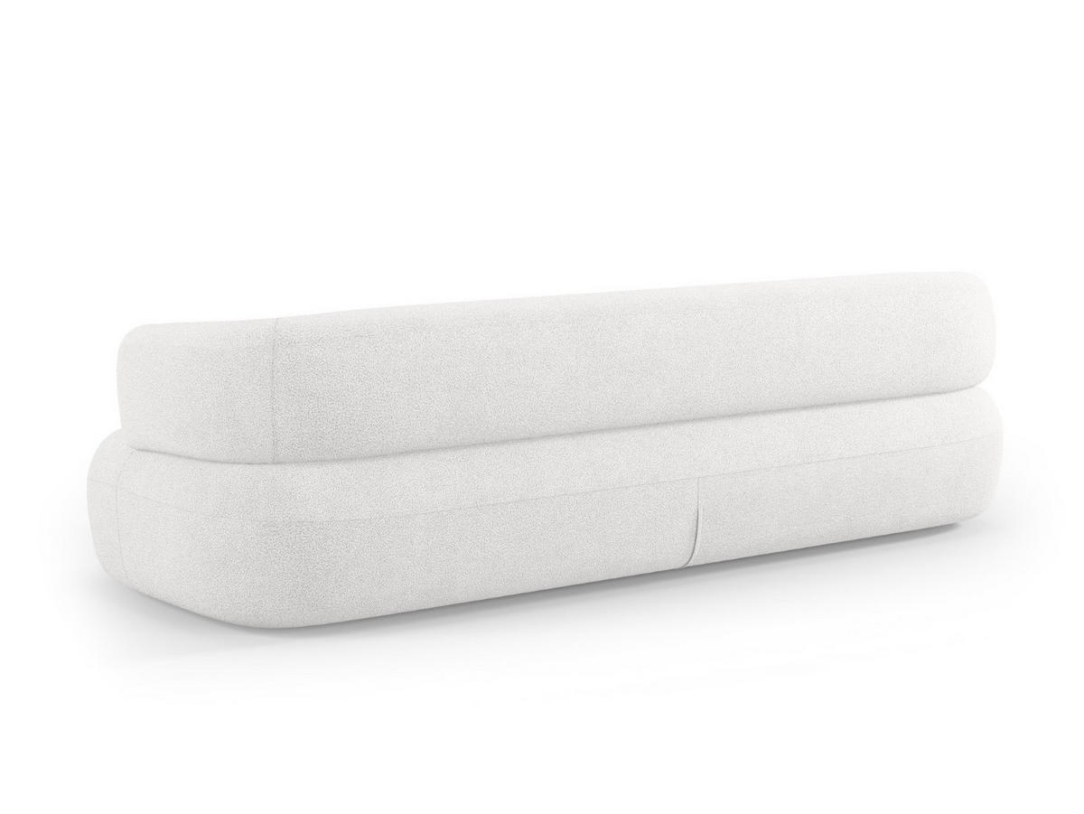 SOFA Jenny aus Boucle elfenbein 4 Sitzplätze - Creme, Textil (90/73/226cm) - Micadoni