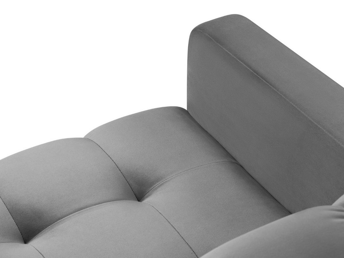 SESSEL Mamaia aus Samt hellgrau - Hellgrau, Textil (92/75/87cm) - Micadoni