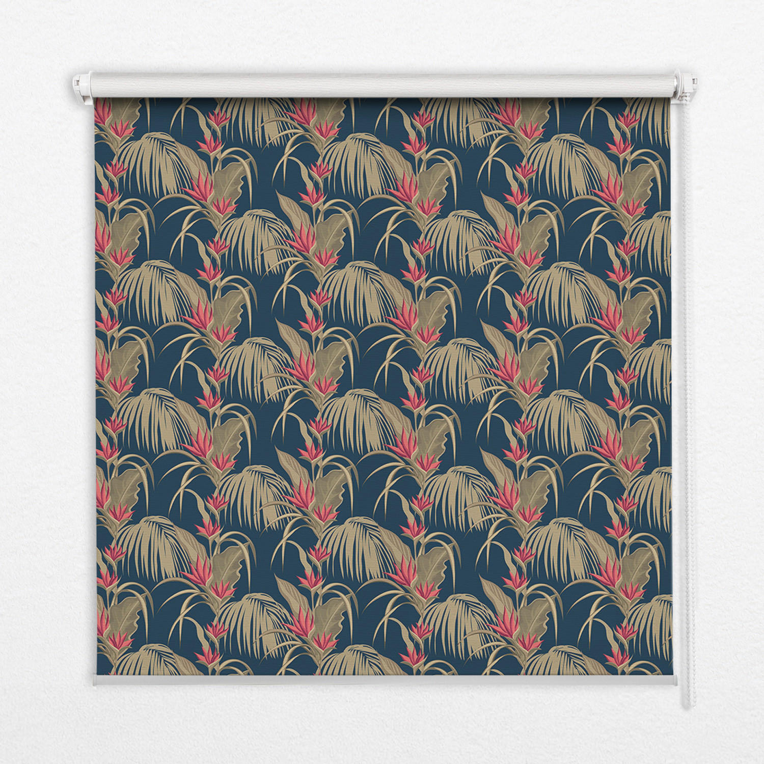 INNENROLLO - Fensterrollo - Rollo - 110x140 cm - Interessante Pflanzen - Braun, Kunststoff (110/140/0.5cm) - TULUP