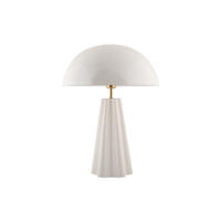 TISCHLAMPE Amplio XL - Weiß - 40/55 cm - Weiß, Metall (40/40/55cm) - Leitmotiv