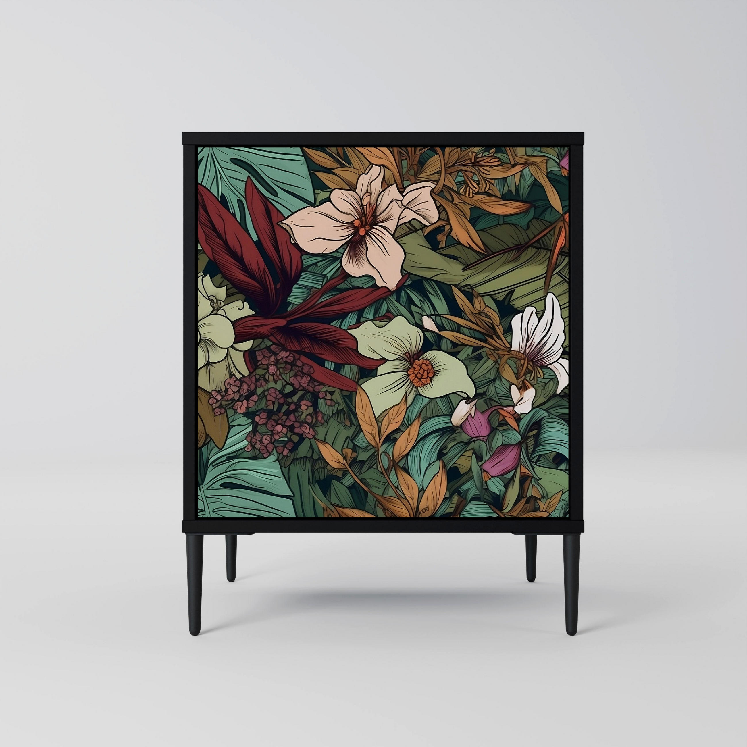 SpaceRebels Sideboard Schwarz 57.5x72.5x42 cm
