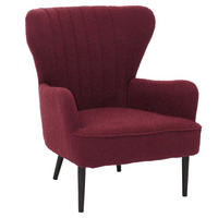 LOUNGE-SESSEL Bordeaux - Bordeaux, Textil (75/80/78cm) - MCW