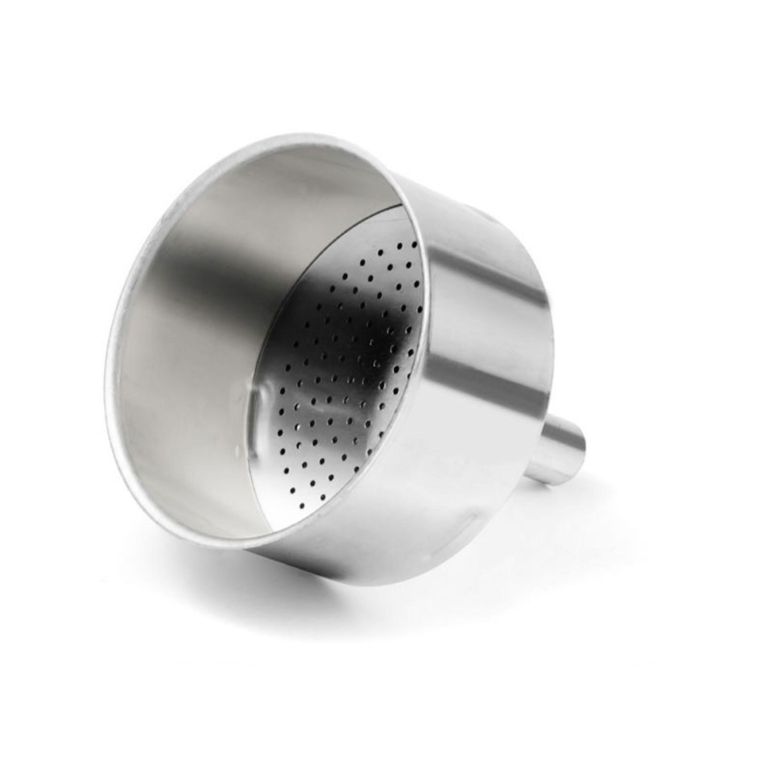 TRICHTER für New Moka Induction Espressokocher 4 Tassen - Silberfarben, Metall - Bialetti