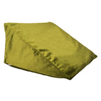KEILKISSENHÜLLE Samt&Sonders mai-grün 62/49/30 cm - Olivgrün/Grün, Textil (49/62cm) - beties Heimtextil