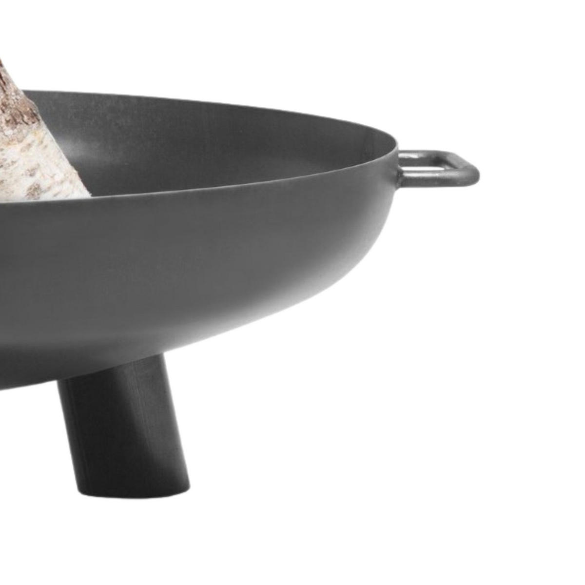 FEUERSCHALE Louisiana Stahl rund Ø 60 cm - Schwarz, Metall (60/20/60cm) - Mr. Deko