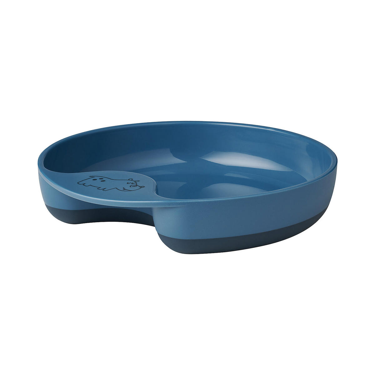 LERNTELLER Mio deep blue ø 17,6 cm - Dunkelblau, Kunststoff (17.6/3.5/17.6cm) - Mepal