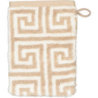 WASCHHANDSCHUH NOBLESSE ELEGANCE ALLOVER 1088 SAND - 33 - Beige, Textil (16/22cm) - Cawoe