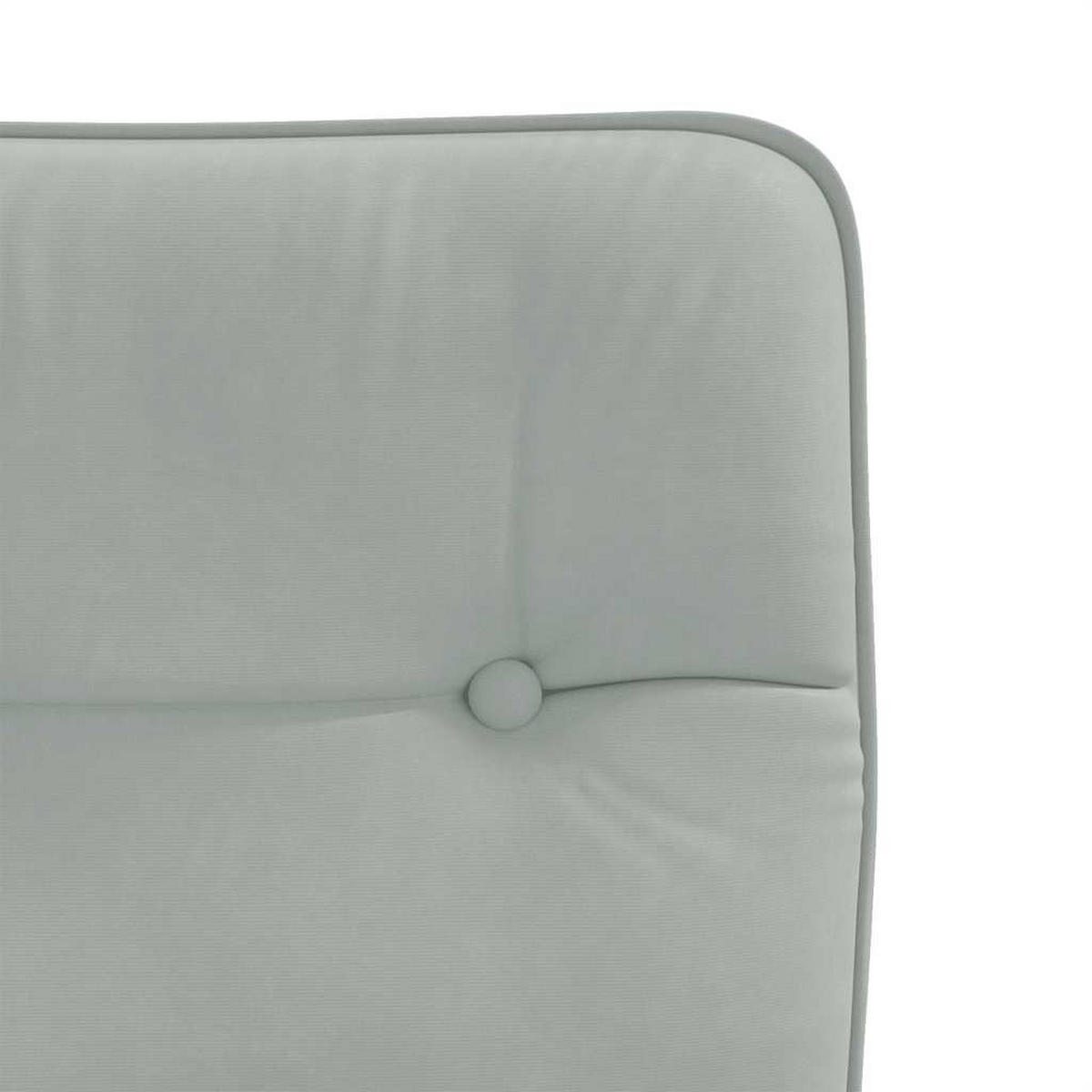 ESSZIMMERSTÜHLE 2 Stk. Hellgrau Samt 45*54*83cm - Hellgrau, Metall (45/83/54cm) - ZMH